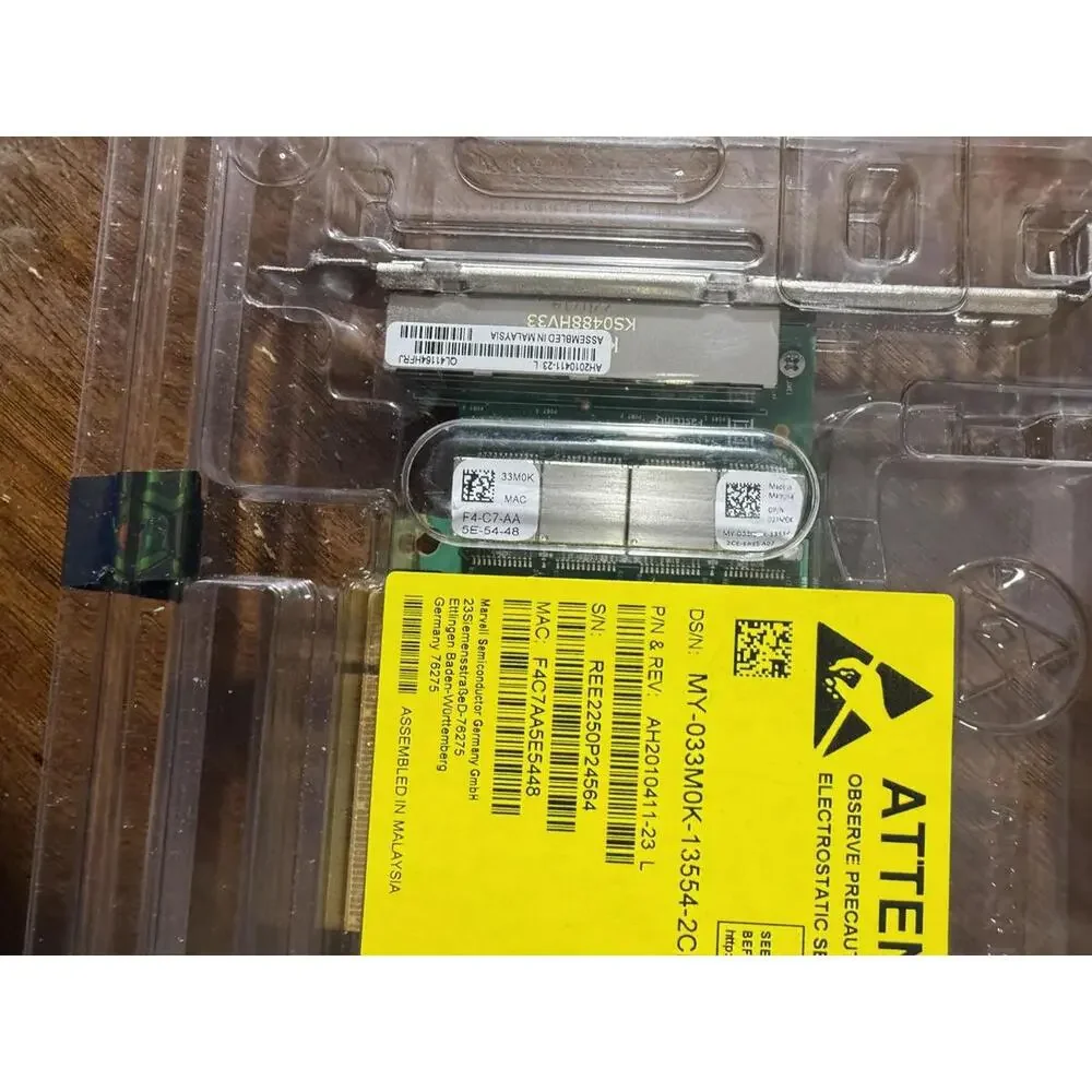 Sealed Dell Qlogic QL41164HFRJ Quad Port 10GbE RJ-45 10GBase-T Card D1 $150 MSRP